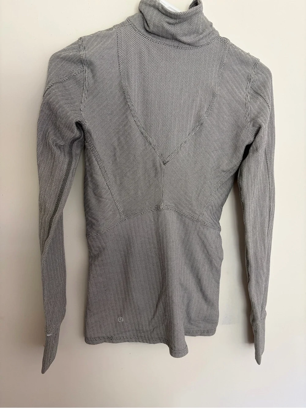 lululemon athletica Light Gray Half-Zip Jacket